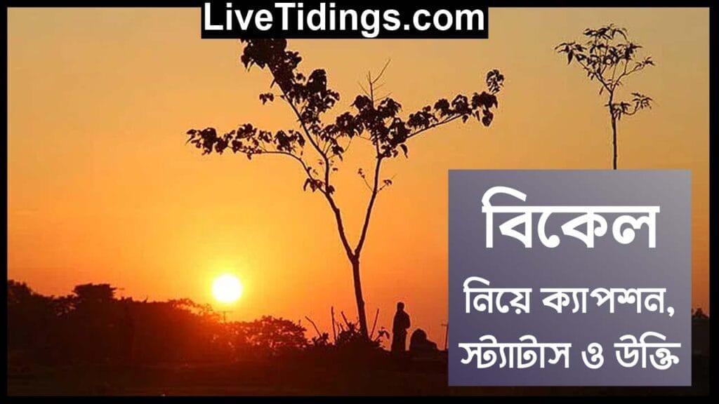 বিকেল নিয়ে ক্যাপশন